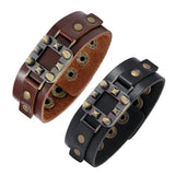 Retro Cow Leather Bracelet for Men Women Punk Rock Accessories