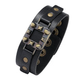 Retro Cow Leather Bracelet for Men Women Punk Rock Accessories