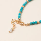 Kirykle Turquoise Bracelet Natural Stone Beads
