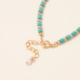 Kirykle Turquoise Bracelet Natural Stone Beads