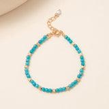 Kirykle Turquoise Bracelet Natural Stone Beads