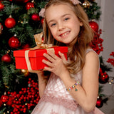 Kissitty Christmas Jewelry Making Kit with Acrylic Beads Enamel Pendants