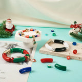Kissitty Christmas Jewelry Making Kit with Acrylic Beads Enamel Pendants