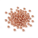 Kissitty 100Pcs Brass Rose Spacer Beads for Jewelry Making