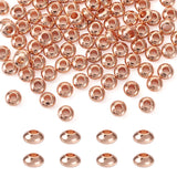 Kissitty 100Pcs Brass Rose Spacer Beads for Jewelry Making