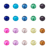 Kissitty 100Pcs Mixed Glass European Beads For Bracelet Making