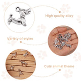 Kissitty 108Pcs Tibetan Style Animal Charms Set for Jewelry Making