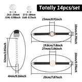 Kissitty DIY Flat Round Link Bracelet Kit 14Pcs