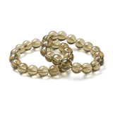 Kissitty Agate Beaded Stretch Bracelets for Women Men 54MM