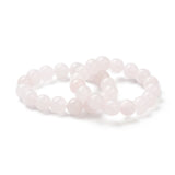 Kissitty Agate Beaded Stretch Bracelets for Women Men 54MM