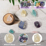 Kissitty 20 Pcs Mixed Rough Natural Stone Beads DIY Bracelets Necklaces Earrings