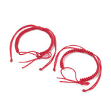 Kissitty 20 Sets Nylon Braided Cord Bracelet Adjustable for Couple Bracelet