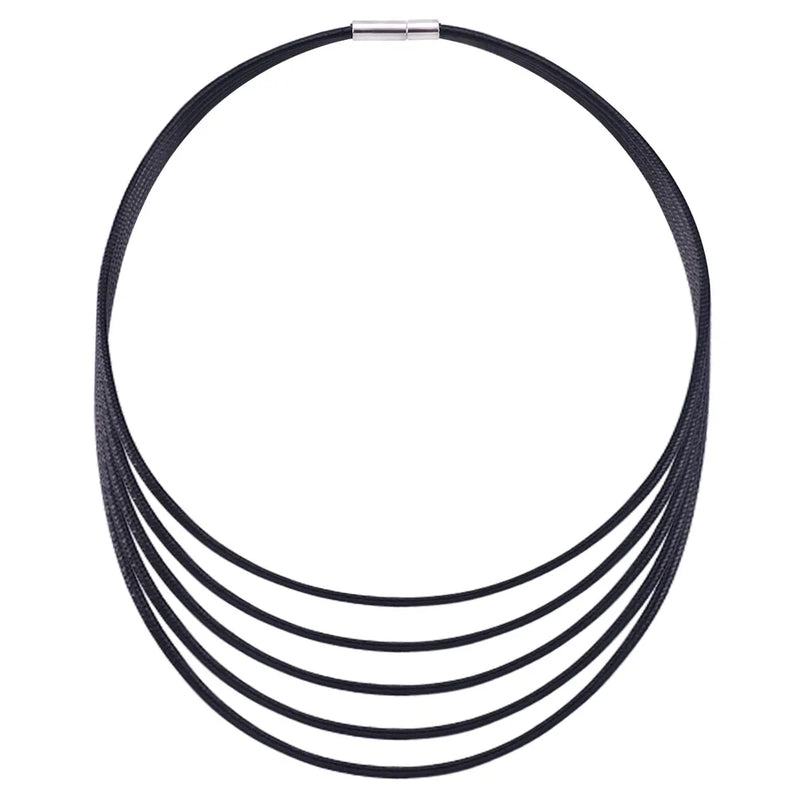 Kissitty 20Pcs Waxed Necklace Making Kit with Platinum Brass Clasps