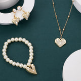 Kissitty 20Pcs Heart Alloy Rhinestone Pendant for Jewelry Making