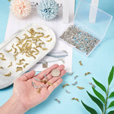 Kissitty 240Pcs Mixed Wing Shape Alloy Beads for DIY Bracelets