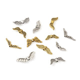 Kissitty 240Pcs Mixed Wing Shape Alloy Beads for DIY Bracelets