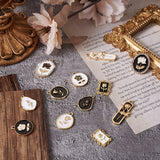 Kissitty Mixed Rose Alloy Enamel Pendants for DIY Jewelry