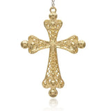 Kissitty Cross Pendant for Necklace DIY Jewelry Making