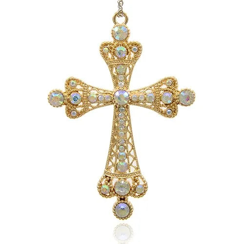 Kissitty Cross Pendant for Necklace DIY Jewelry Making