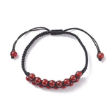 Kissitty Natural Stone Adjustable Bracelets Mix Bead Jewelry Findings