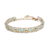 Kissitty 5 Pcs Mixed Stone Beaded Bracelets Women Wire Wrap Power Bracelets