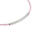 Kissitty 50 Pcs Woven Cotton Cord Bracelets Brass Tube Beads Gift