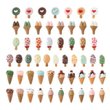 Kissitty 54Pcs Mixed Resin Food Cabochons for Jewelry Making