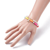 Kissitty Polymer Clay Heishi Beads Stretch Bracelets for Women