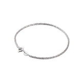 Kissitty Silver Ball Chain Bracelet for Men and Women