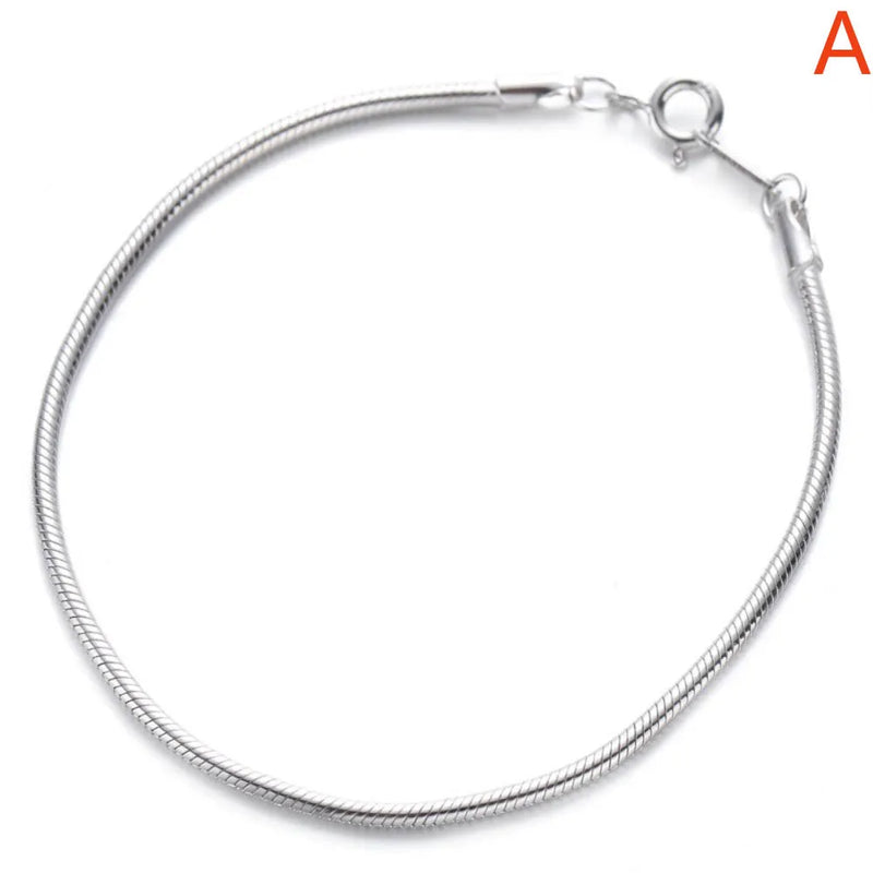 Kissitty Silver Ball Chain Bracelet for Men and Women