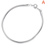 Kissitty Silver Ball Chain Bracelet for Men and Women