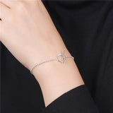 Kissitty Silver Ball Chain Bracelet for Men and Women