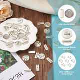 Mixed Shape Antique Silver Tibetan Alloy Pendants for Jewelry Making