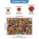 Kissitty 810 Pcs Mixed Sew-on Rhinestone Iron Prong Settings