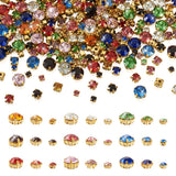 Kissitty 810 Pcs Mixed Sew-on Rhinestone Iron Prong Settings