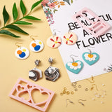 Kissitty Earring Making Kit With Pink Cutting Dies Molds