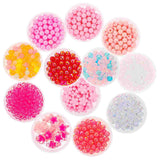 DIY Jewelry Making Kit for Girls, Bead Bracelet Material, 12 Beaded Loose Kids