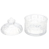 Glass Jewelry Box Display Case Earring Storage Container