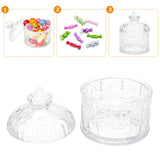 Glass Jewelry Box Display Case Earring Storage Container