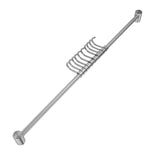 Kitchen Rail Rack Stainless Steel Utensil Hanging with 10 Sliding Hooks