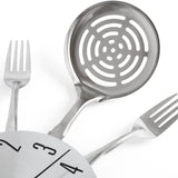 Kitchen Wall Clock with Spoons and Forks, Decor and Gifts