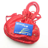 Retro Pure Silk Embroidered Handbags Brocade Smoked Pull Bags 2pc/lot