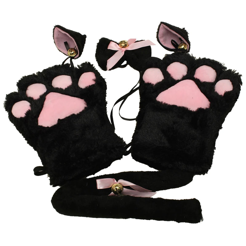 Kitten Cat Maid Cosplay Roleplay Anime Costume Gloves Paw