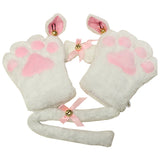 Kitten Cat Maid Cosplay Anime Costume White