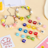 Kitten Paw Square Glass Beads DIY Glass Loose Beads