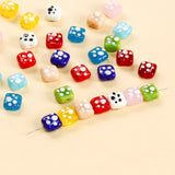 Kitten Paw Square Glass Beads DIY Glass Loose Beads