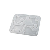 Kitten Shape Silicone Mold with Brooch Buckle for Epoxy Resin Crafting