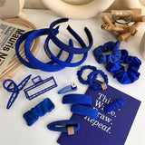 Klein Headband Hairband Grab Clip Hairpins For Women's Girl Wide Side Hair Hoop
