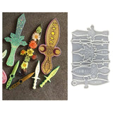 Sword Dagger Silicone Epoxy Mould for Halloween DIY Casting