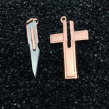 Ring Mini Unboxing Mini Pocket Keychain Hanging Cross Outdoor Tools Necklace